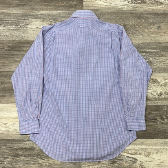 Polo Ralph Lauren Dress Shirt Regent Plaid Mens 15.5 32/33 Medium Classic Fit - Picture 3 of 8